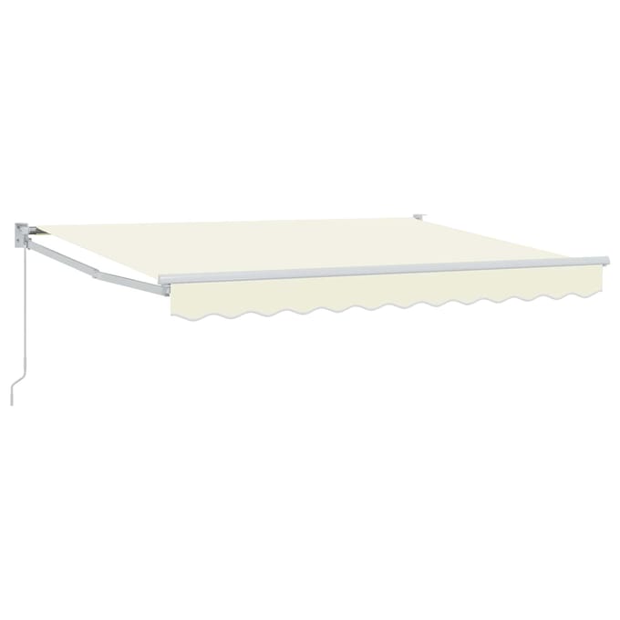 vidaXL - Uitschuifbare - luifel - Crèmekleurig - 3,5 - x - 2 - m
