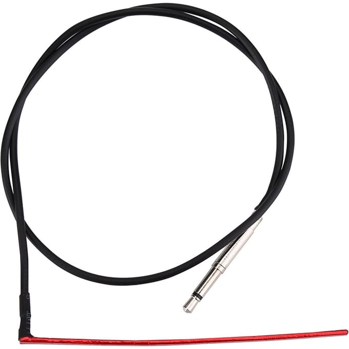 1 stuks Onderzadel Piëzo Brug Pickup Transducer met 2,5 mm Jack voor Folk Klassieke Gitaar black
