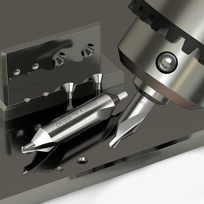5 stuks/7 stuks Centerboor Set 60 Graden Hoek Centerboor Kit Draaibank Metaalbewerking Stomp Gereedschap 7PCS