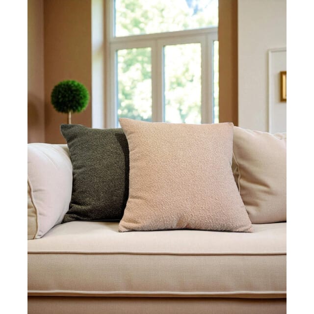 NOVÉE Sierkussen bouclé leger | 45 x 45 cm | polyester