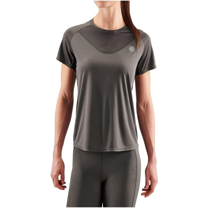Skins Dames/Dames Skins T-Shirt (Houtskool)