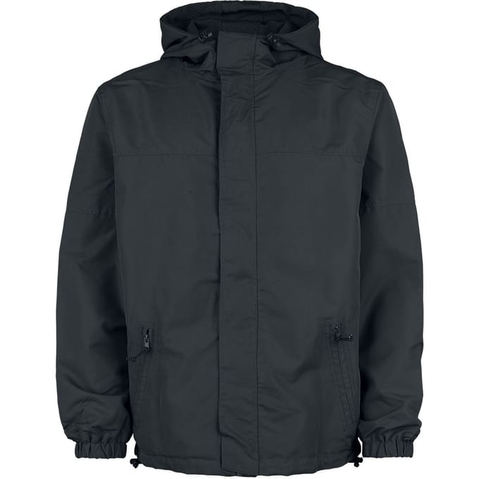 Brandit Tussenseizoensjas - Light WB Frontzip - S tot 3XL - voor Mannen - zwart