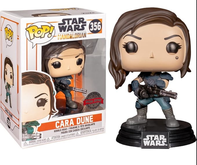 Funko POP! Star Wars Mandalorian #356 Cara Dune VAULTED Special Edition