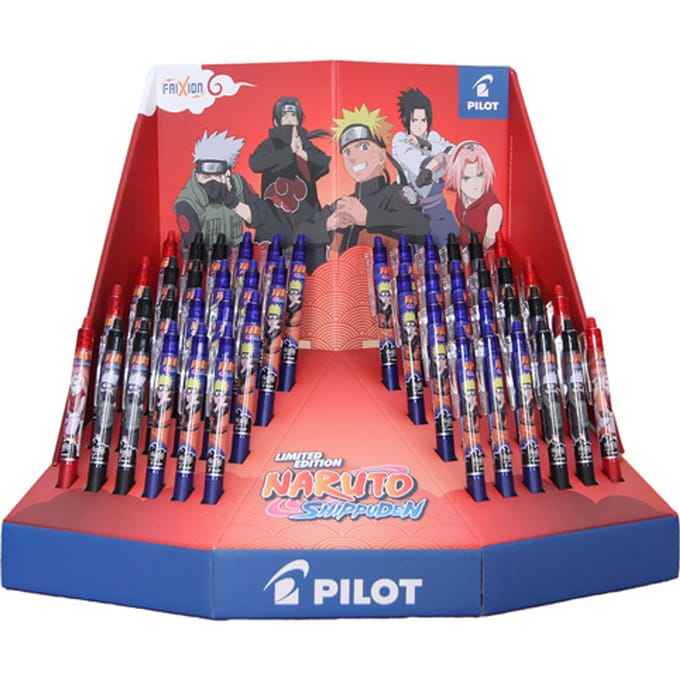 Tintenroller PILOT friXion Clicker Naruto mittel 3 Farben sortiert