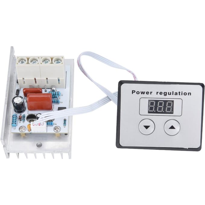 10000W SCR Digitale Spanningsregelaar Snelheidsregeling Dimmer Thermostaat AC 220V 80A