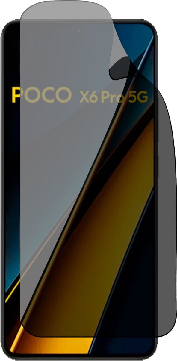 Privacy Screenprotector geschikt voor Xiaomi Poco X6 Pro - 1x FlexGuard Screen Protector