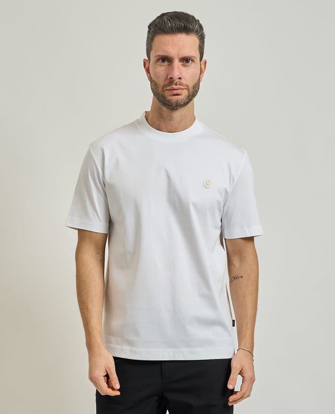 Boss T-shirt en Polo Bianco
