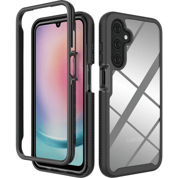 Comfycase Samsung Galaxy A25 Full Protection Cover Zwart