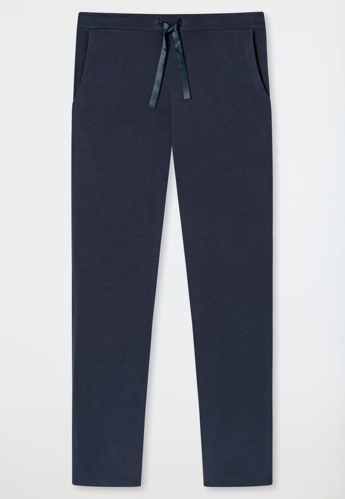 Lang/extra lange broek van modalvezel, blauw - Mix+ Relax 36