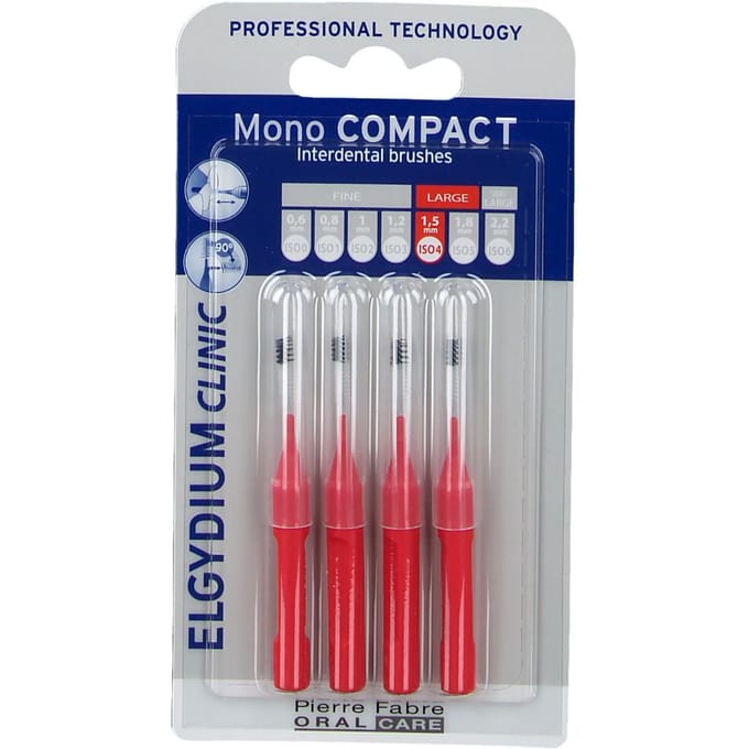 Elgydium Clinic Monocompact Red