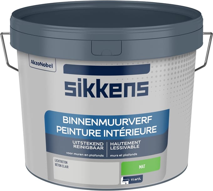 Sikkens - Binnenmuurverf Mat - Lichtbeton - 5 L