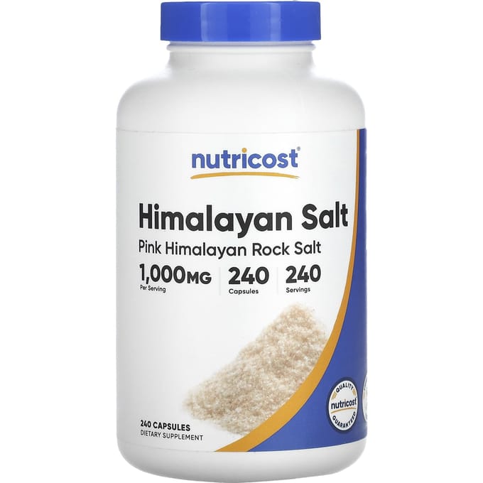 Sel de l'Himalaya, 1 000 mg, 240 capsules