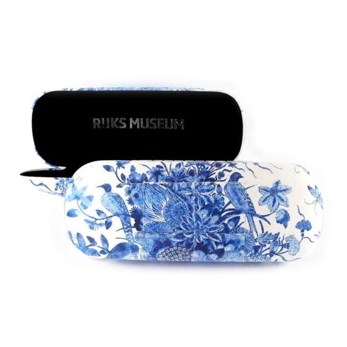 Brillenkoker Delftsblauwe vogels Rijksmuseum