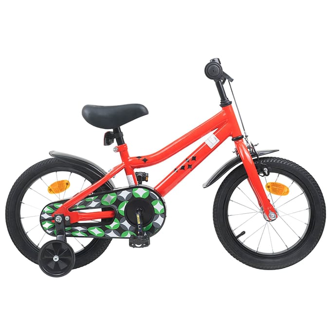 vidaXL - Kinderfiets - 12 - Inch - voor - 2-4 - jaar - oud - Rood