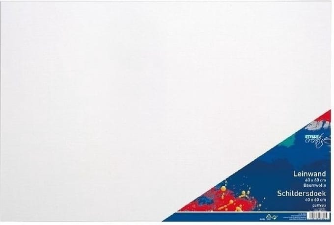 Toppoint Canvas schildersdoek - 4x - 40 x 60 cm - schilderen - doeken op frame