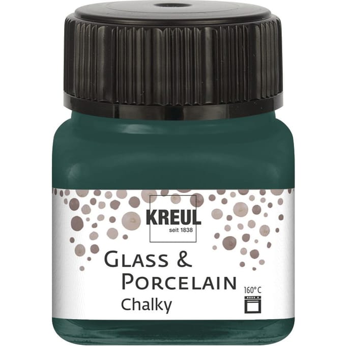 Glasverf - Porseleinverf - Cottage Green - Extra Mat - Chalky - Kreul - 20ml