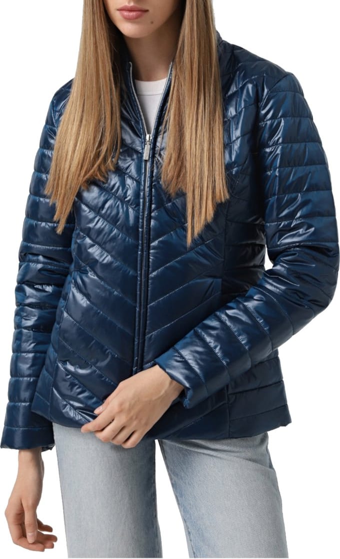 Skechers GO Shield Shine Jacket, Vrouwen, Marineblauw, Jasje, maat: L