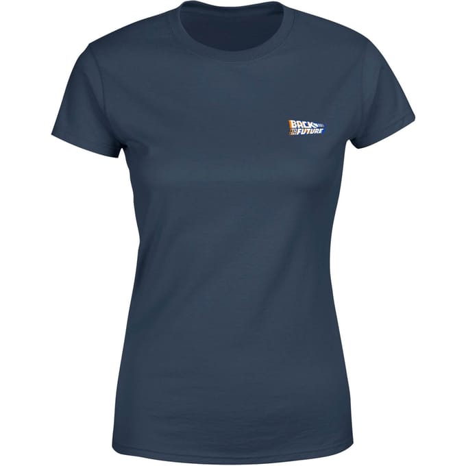 Back To The Future Women's T-Shirt - Navy - S