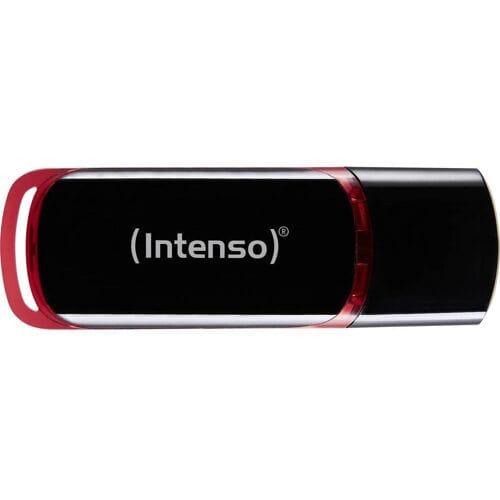 Intenso Business Line USB-stick 64 GB Zwart, Rood 3511490 USB-A 2.0