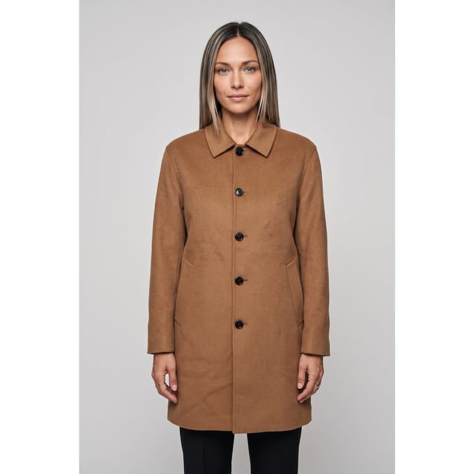 ARKET Andover Doubleface Brown Taglia: 46 Short | Cappotti monopetto Outlet | Donna | Marrone