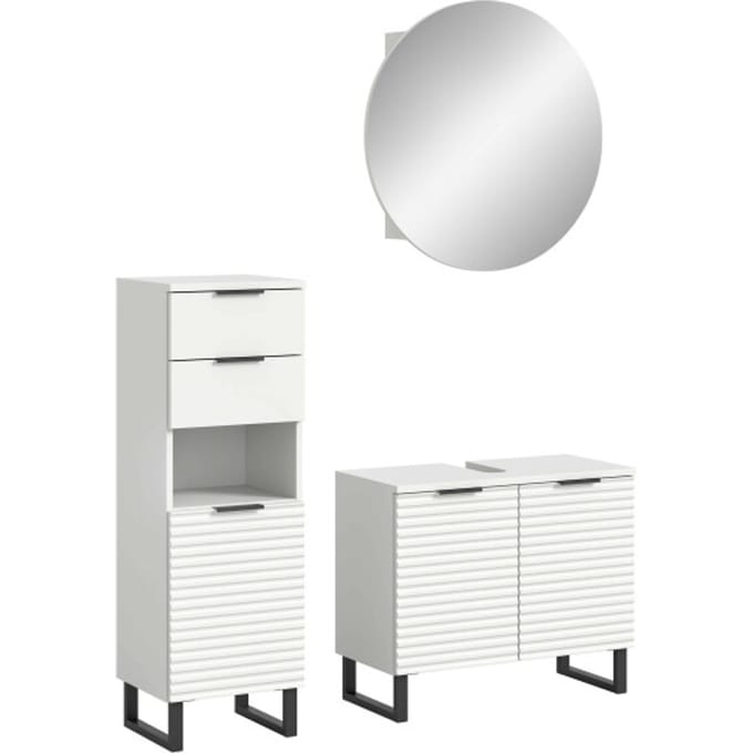 Riff badkamercombinatie wit NB - 34x120x193cm