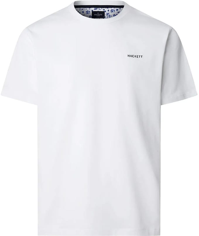 Hackett Swim Trim Island T-shirt Met Korte Mouwen Wit M Man