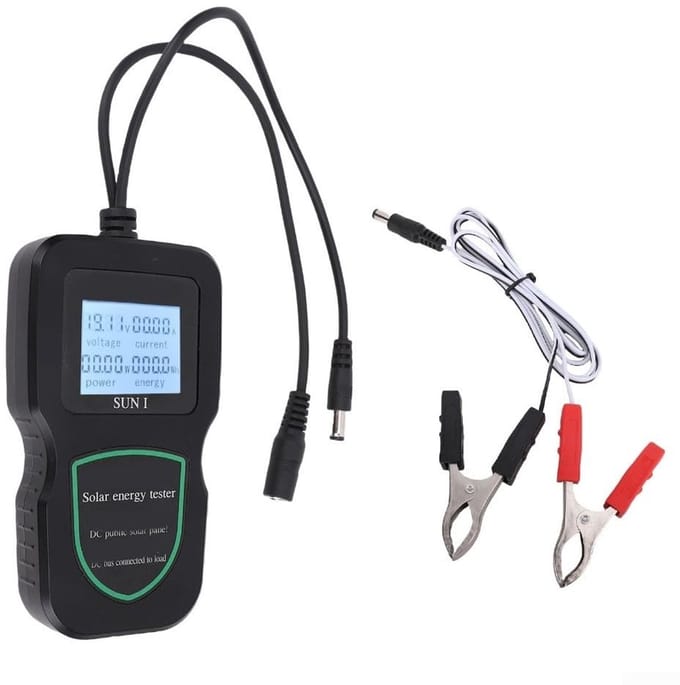 Draagbare zonnepaneeltester voor realtime prestatiemonitoring van zonnepanelen