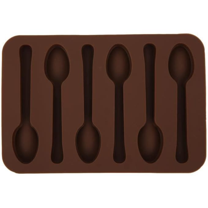 Moule à gâteau - EJ.LIFE - Chocolat - Silicone de qualité alimentaire - Antiadhésif - 14 x 10 x 1 cm