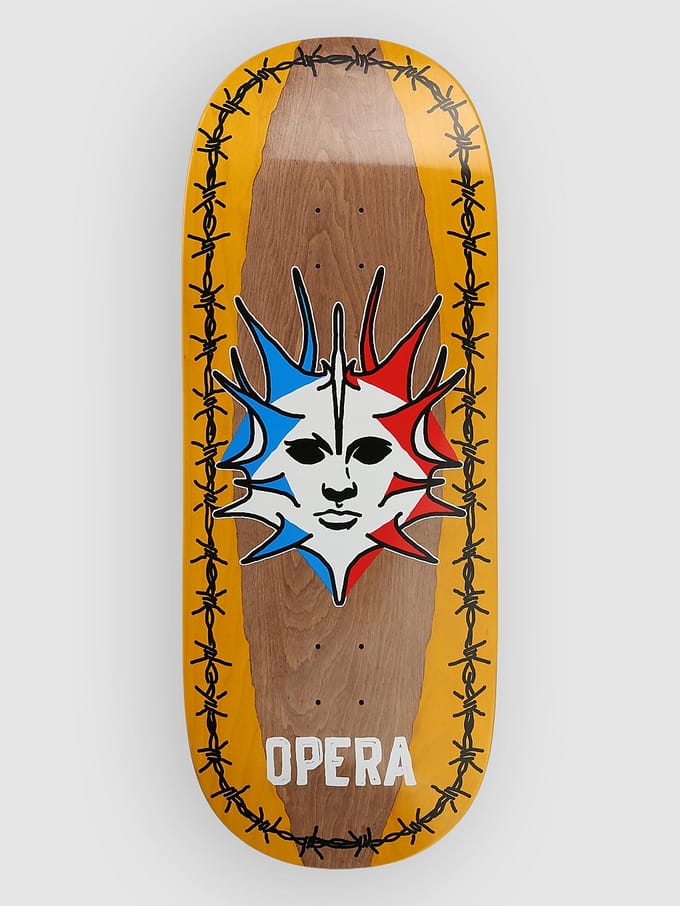 Opera Skateboards Fatties Torn Spike Ex7 12" Skateboard Deck bruin