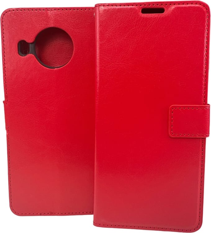 Portemonnee Book Case Hoesje Geschikt voor: Nokia X10 / X20 -  rood
