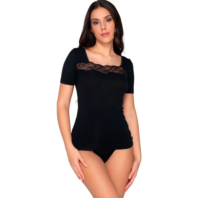 Ondergoed met korte mouwen voor dames Luna Micro Touch