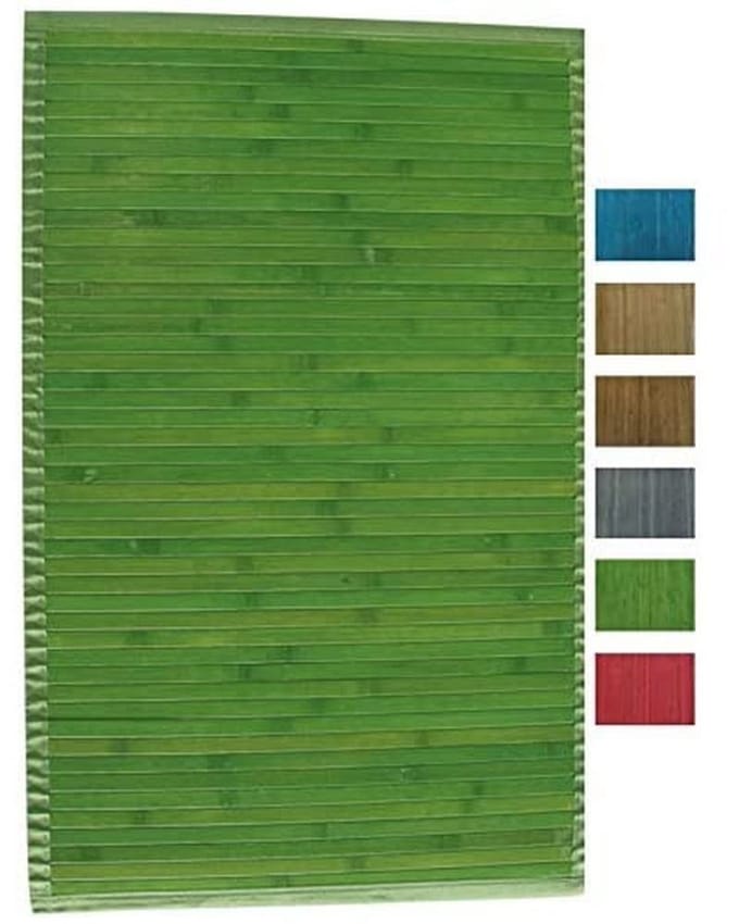 Badmat bamboe 50x80 groen