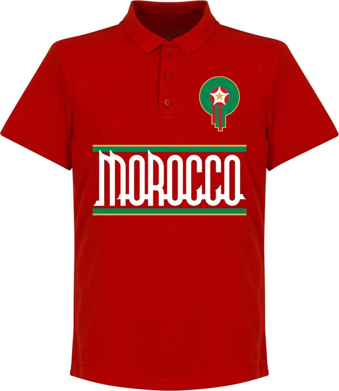Marokko Team Polo - Rood - L