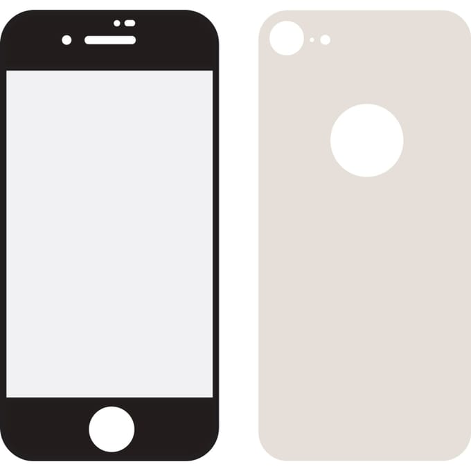 Apple iPhone 8 screenprotector Edge to Edge (Front + Back)