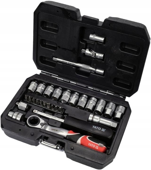 Yato 29-delige 1/4" Spline dopsleutelset