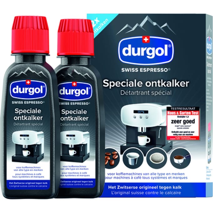 Durgol Swiss Espresso - Koffiemachineontkalker - 2 keer 125 ml.