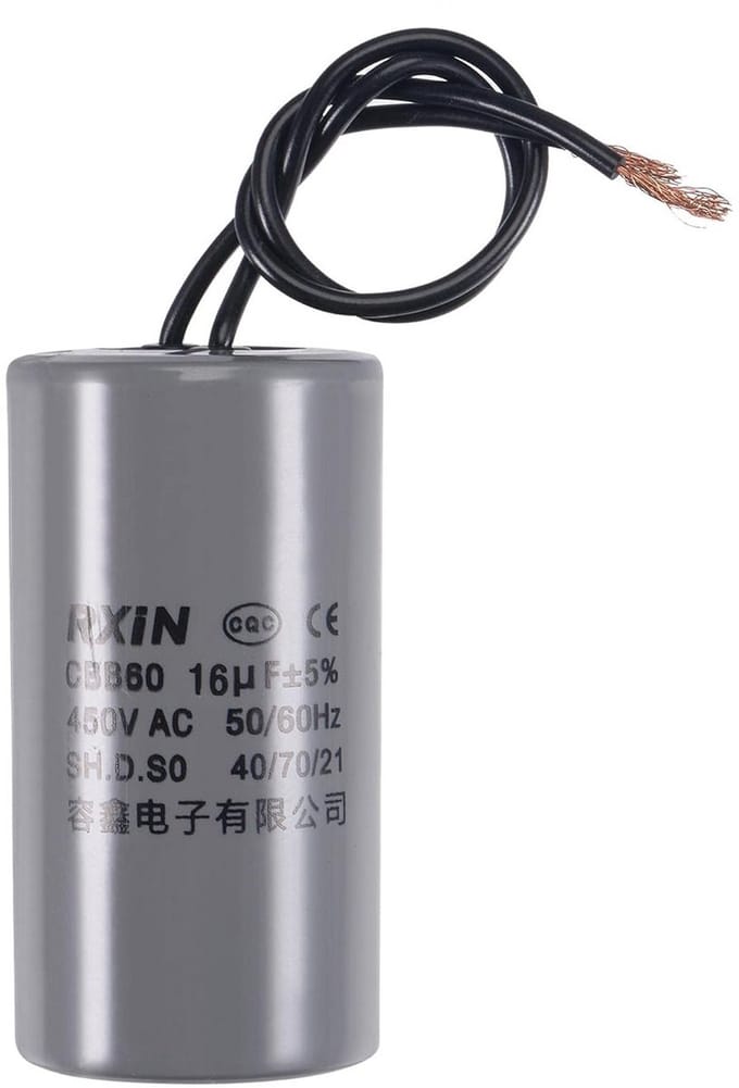 Condensator CBB60 16uF 450V AC voor Waterpomp en Airco Motor