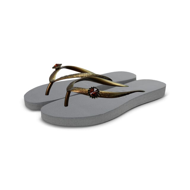 Uzurii Original Switch Dames Slippers Silver | Zilver | Kunststof | Maat 35/36 | 18.201.68