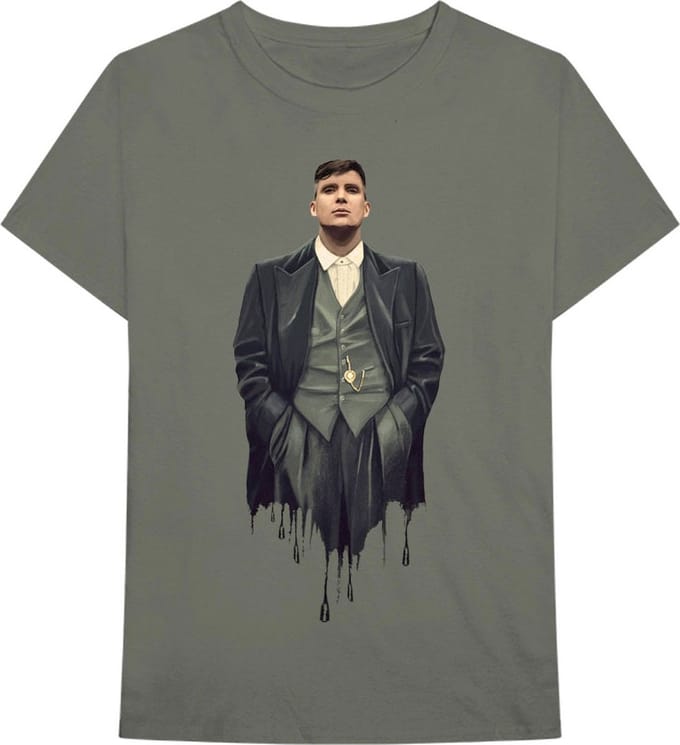 Peaky Blinders - Dripping Tommy Heren T-shirt - S - Groen