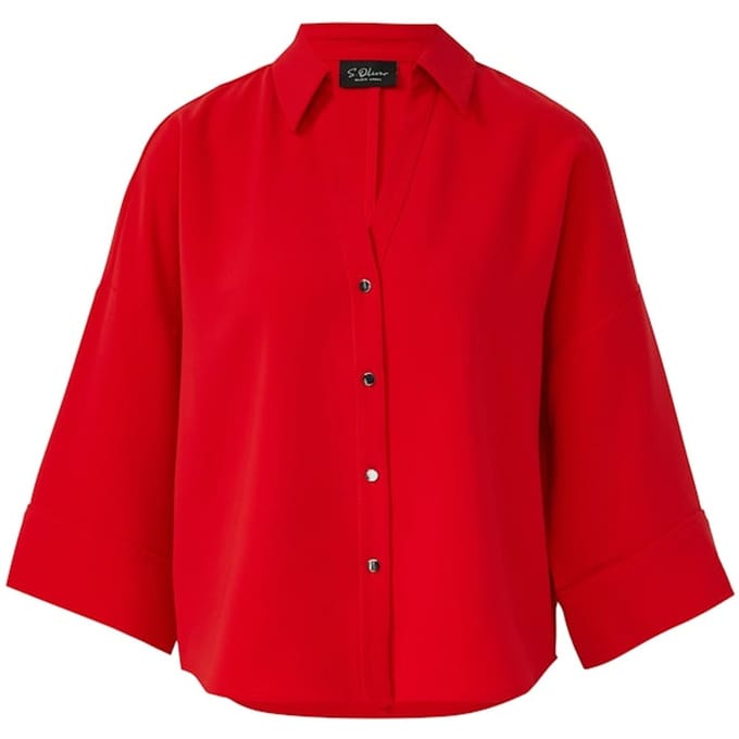 s.Oliver Blouses Red Taglia: 42 | Magliette intime Outlet | Donna | Rosso