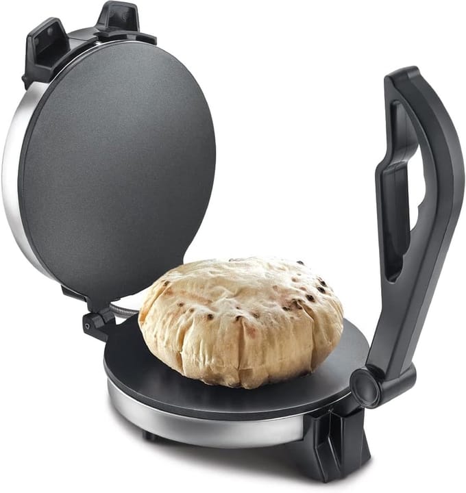Roti Maker - Plattebrood Maker - Verse Broden Maken - Extra Grote Plaat - 38 x 29 x 25 cm