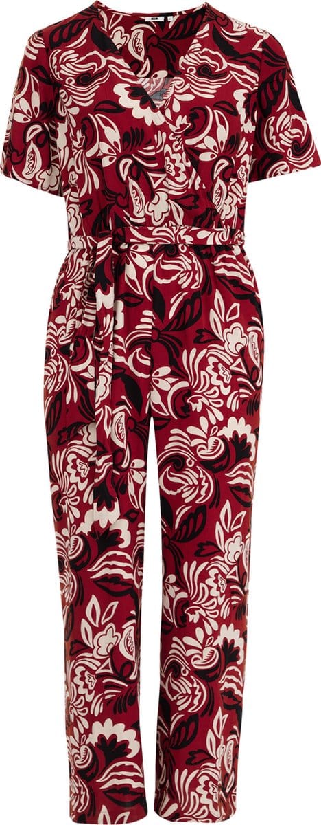 WE Fashion Dames jumspuit met dessin - Curve