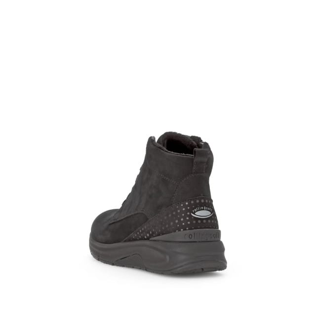 Gabor rollingsoft sensitive 56.885.47 - dames rollende wandelsneaker - Zwart - maat 35.5 (EU) 3 (UK)