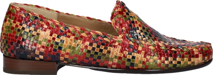 Sioux CORDERA FLORENCE - Volwassenen Instappers - Kleur: Rood - Maat: 38.5