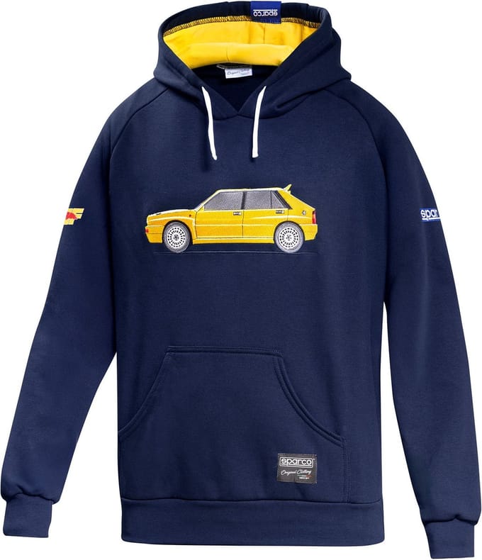 Sparco Lancia HF Delta Hoodie - Multicolor — Donkerblauw