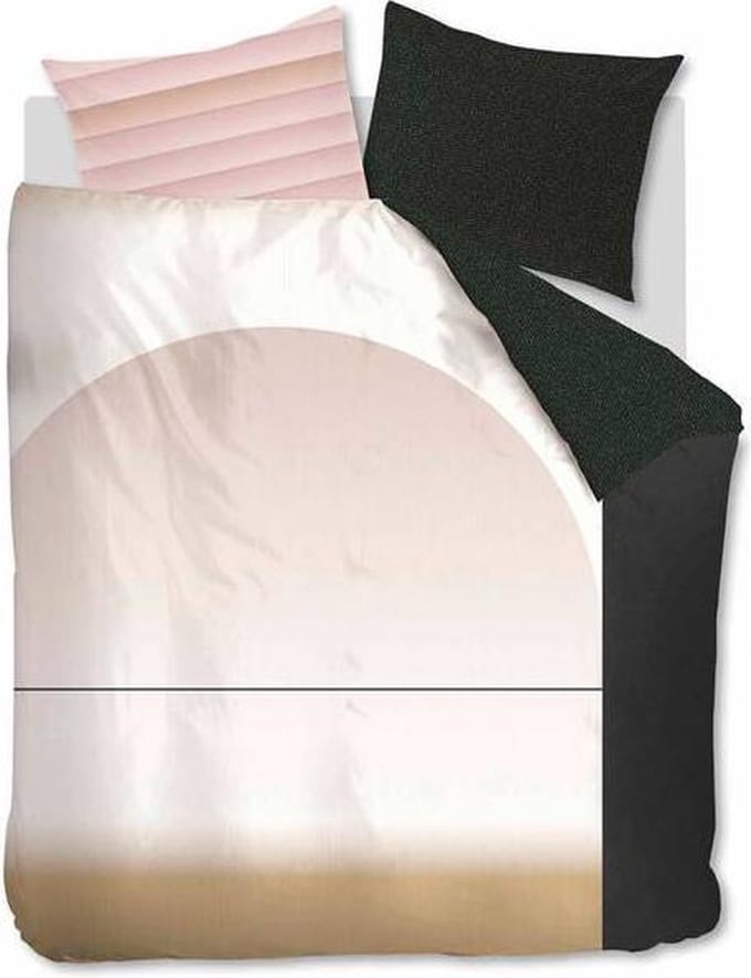 Mae Engelgeer Globe - Dekbedovertrek - Eenpersoons - 140x200/220 cm + 1 kussensloop 60x70 cm - Powder