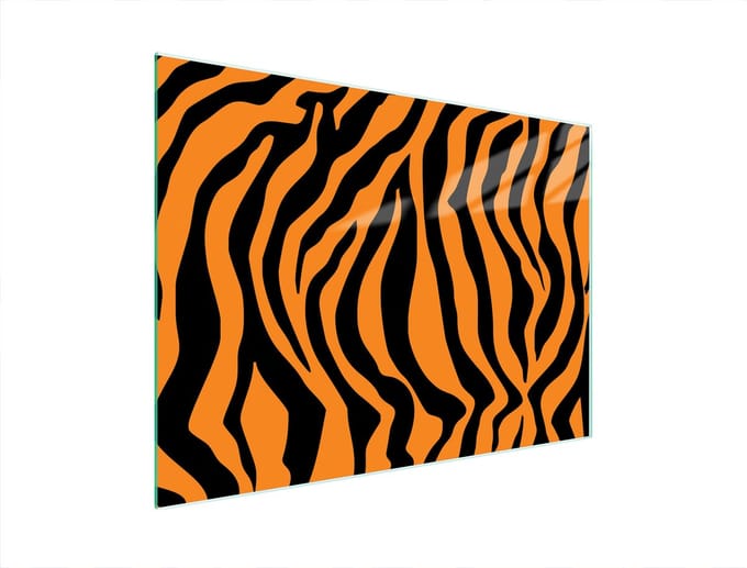 TMK ArtDeko - Snijplank - Gehard Glas - 40x30 cm - Tijgerprint