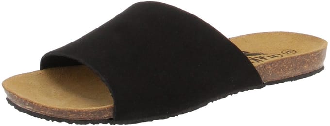 plakton 575538 Mam Bala Nobuck - Damesschoenen muiltjes - zwart