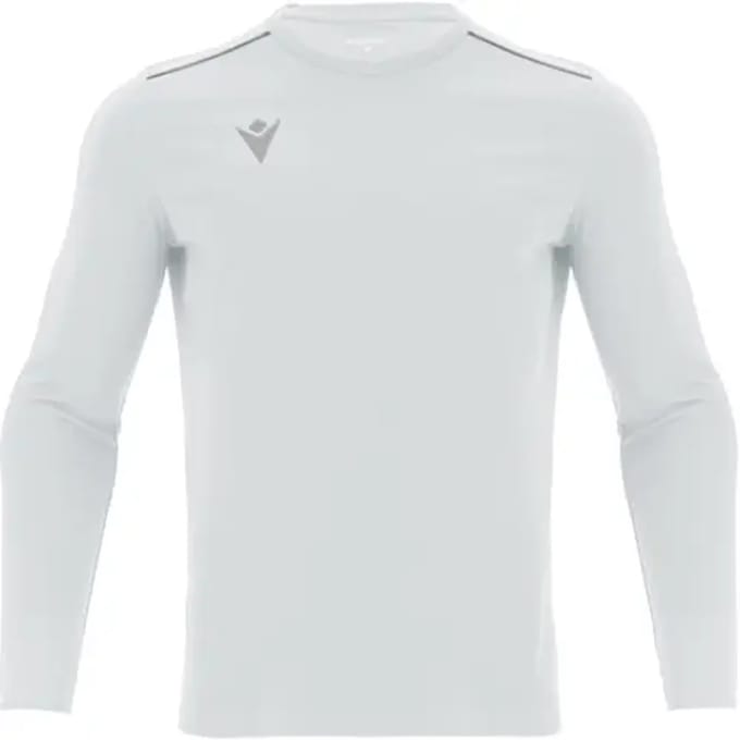 Macron Rigel Hero Voetbalshirt Lange Mouw Kinderen - Wit | Maat: 128