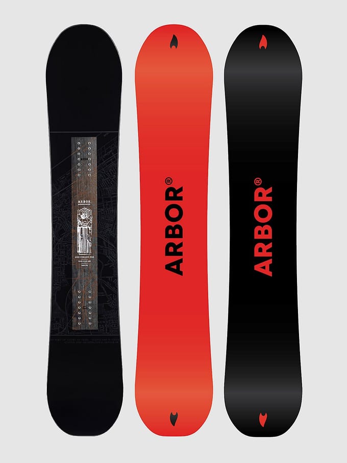 Arbor Red Gerard Pro 2027 Snowboard patroon